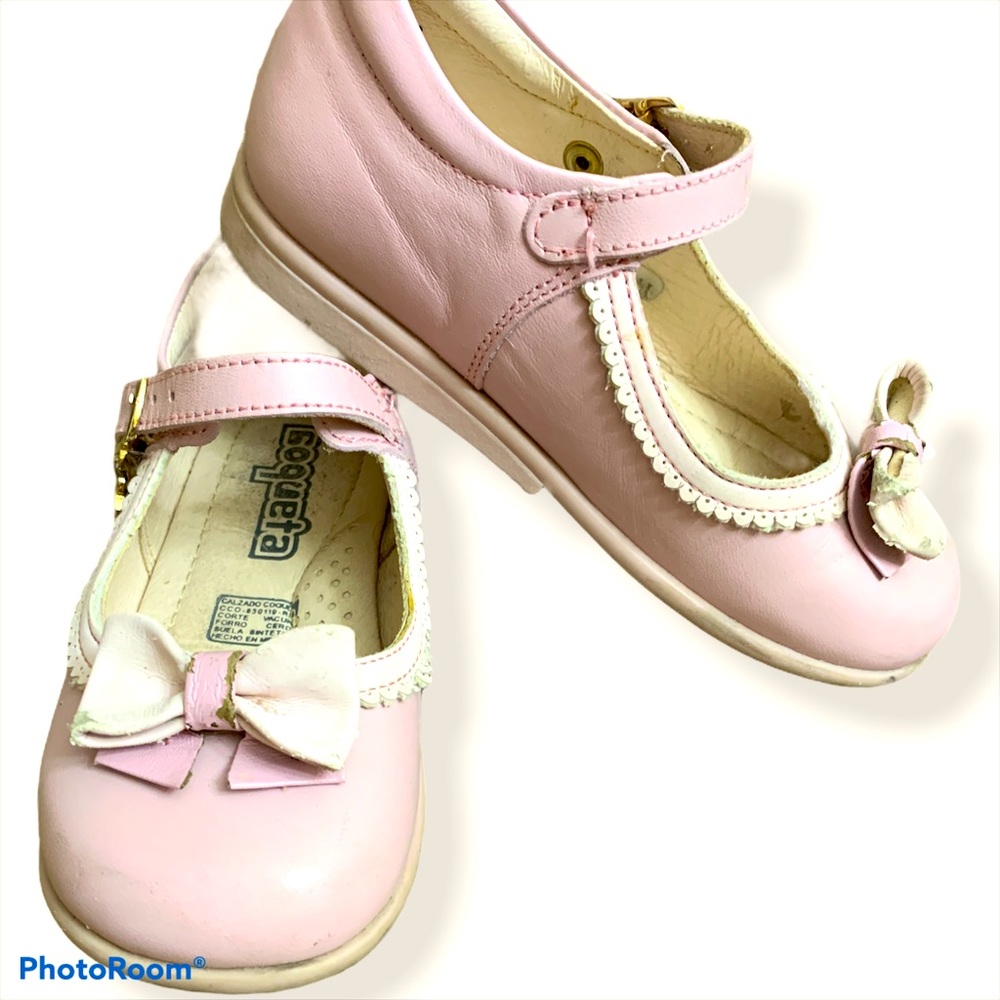 Little girls Pink Mary Janes Shoes